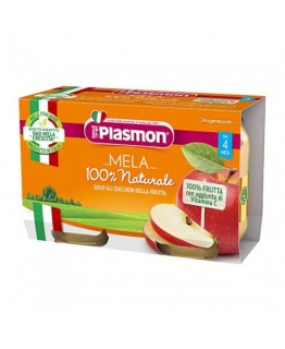 Пюре Plasmon яблоко 80 г (от 4 месяцев)