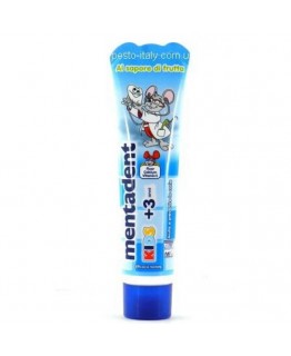 Детская зубная паста Kids Mentadent +3 al sapore di frutta 50ml Детская зубная паста Kids Mentadent +3 al sapore di frutta 50ml