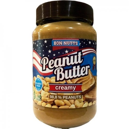 Арахисовая паста Bon Nutts Creamy без сахара 340 г Арахисовая паста Bon Nutts Creamy без сахара 340 г