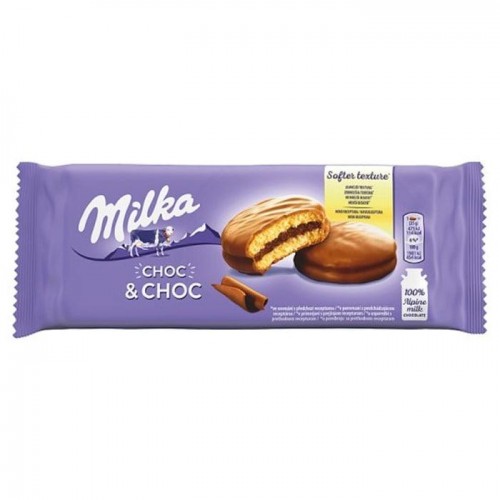 Бисквит Milka Choc & Choc в шоколаде 150 г Бисквит Milka Choc & Choc в шоколаде 150 г