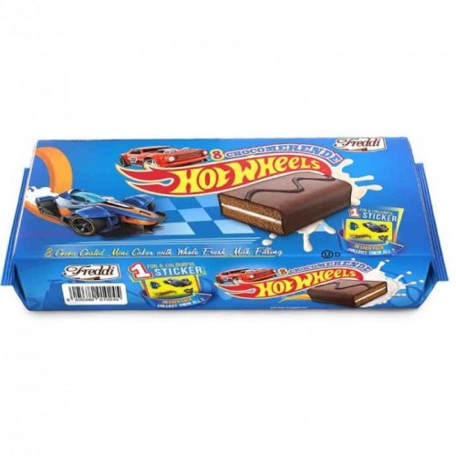 Бисквитное пирожное Freddi Hot Wheels какао-молоко 240г Бисквитное пирожное Freddi Hot Wheels какао-молоко 240г