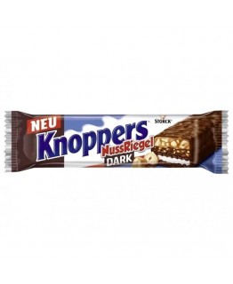 Батончик Knoppers с фундуком в черном шоколаде 40г