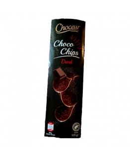 Чипсы Choceur Dark шоколадные 125г