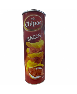 Чипсы Mr.Chips со вкусом бекона 160г Чипсы Mr.Chips со вкусом бекона 160г