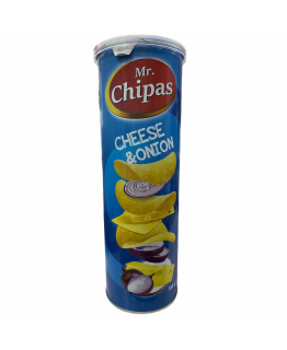 Чипсы Mr.Chips со вкусом сыра и лука 160г Чипсы Mr.Chips со вкусом сыра и лука 160г