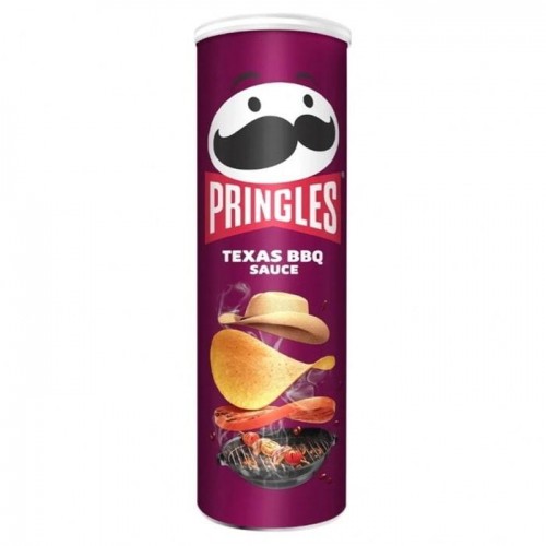 Чипсы Pringles с техасским соусом барбекю 165 г Чипсы Pringles с техасским соусом барбекю 165 г