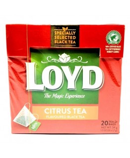 Чай черный LOYD Citrus Tea (20 пак.) со вкусом цытруса