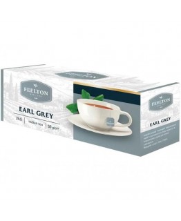 Чай черный в пакетиках Feelton earl grey 50 г