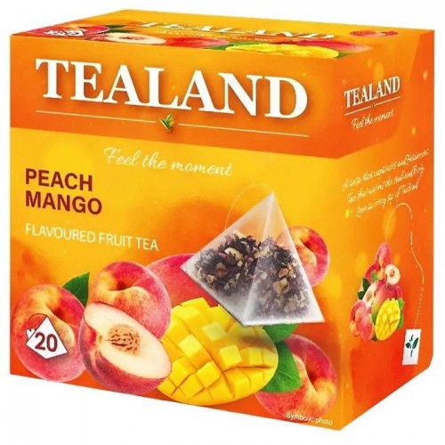 Чай фруктовый Tealand манго-персик 20 пакетиков Чай фруктовый Tealand манго-персик 20 пакетиков