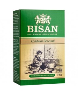 Чай листовой Bisan восточный, зеленый 100 г