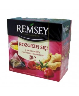 Чай Remsey малина имбирь облипиха 20 пакетиков Чай Remsey малина имбирь облипиха 20 пакетиков