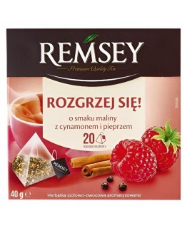 Чай Remsey малина с корицей и перцем 20 пакетиков
