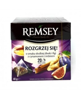 Чай Remsey имбирь корица слива и инжир 20 пакетиков