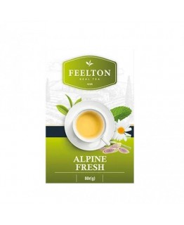 Чай зеленый листовой Feelton Alpine fresh 80г