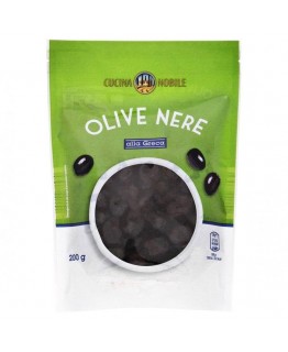 Черные оливки в греческом стиле Cucina nobile 200 г