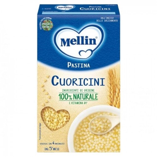 Детские макароны Cuorizini Mellin 320 г Детские макароны Cuorizini Mellin 320 г