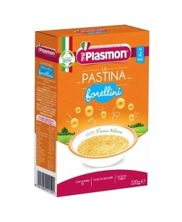 Детские макароны Plasmon La Pastina Forellini от 4 месяцев 320г Детские макароны Plasmon La Pastina Forellini от 4 месяцев 320г