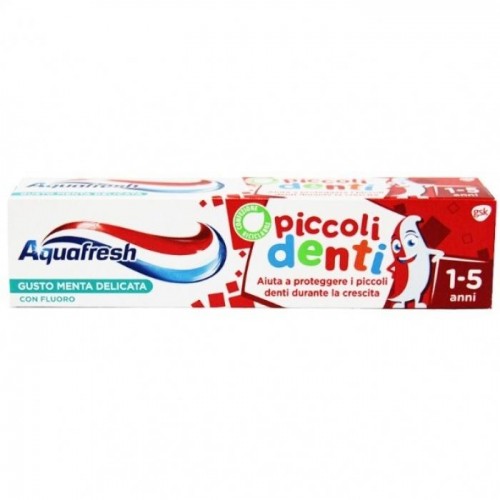 Детская зубная пастa Aquafresh piccoli denti 3-5 50мл Детская зубная пастa Aquafresh piccoli denti 3-5 50мл
