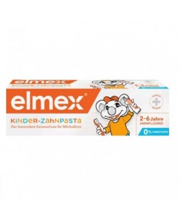 Детская зубная паста Elmex от 2 до 6 лет 125 мл Детская зубная паста Elmex от 2 до 6 лет 125 мл