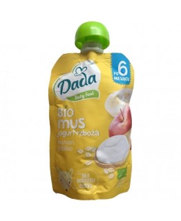 Детское пюре Dada яблоко и банан без сахара 90г