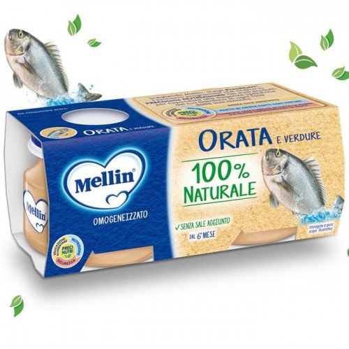 Детское пюре Mellin морской лещ от 6 месяцев 80г Детское пюре Mellin морской лещ от 6 месяцев 80г