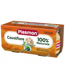 Детское пюре Plasmon цветная капуста от 6 месяцев, без глютена 80 г Детское пюре Plasmon цветная капуста от 6 месяцев, без глютена 80 г