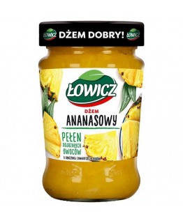 Джем Lowicz з ананасом 280г Джем Lowicz з ананасом 280г