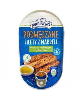 Филе скумбрии Marinero копченое в растительном масле с перцем 170 г