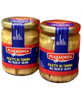Филе тунца Plazachica в оливковом масле 445г Филе тунца Plazachica в оливковом масле 445г