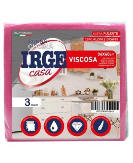Тряпки для кухни Irge вискозные 3 шт 34*40 см