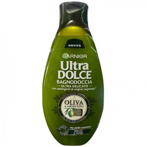 Гель для душа Garnier Ultra Dolce Oliva&sapone nero 500мл Гель для душа Garnier Ultra Dolce Oliva&sapone nero 500мл
