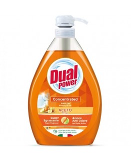 Гель для мытья посуды Dual Power Aceto vinegar 1л