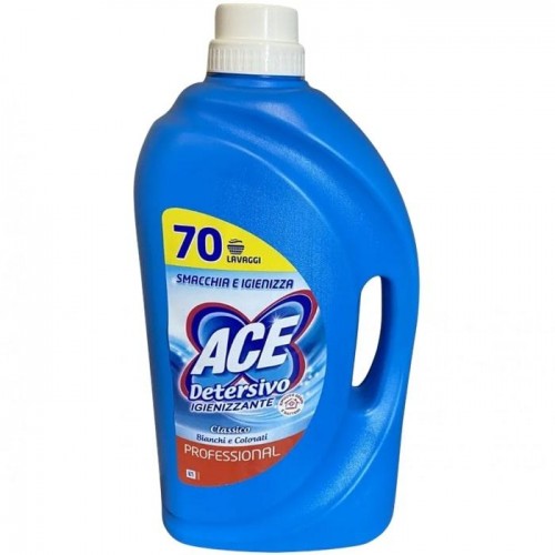 Гель для прання Ace detersivo igienizzante professional Classico 70 прань 3,85 кг Гель для прання Ace detersivo igienizzante professional Classico 70 прань 3,85 кг