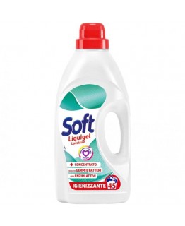 Гель для стирки Soft Liquigel Lavatrice Igienizzante 45 стирок 2,25л