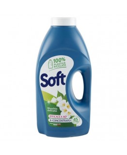 Гель для стирки Soft Liquigel Lavatrice muschio delicato 45 стирок 2,25л
