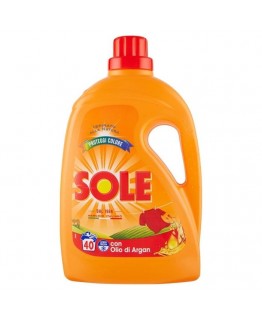 Гель для стирки Sole для цветных вещей 40 стирок 2л Гель для стирки Sole для цветных вещей 40 стирок 2л