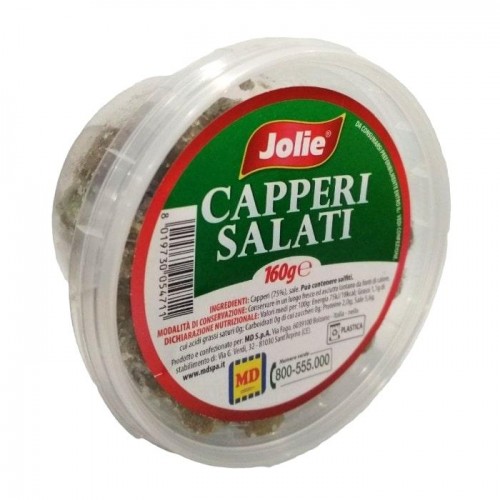 Каперсы Jolie capperi salati соленые 160г Каперсы Jolie capperi salati соленые 160г