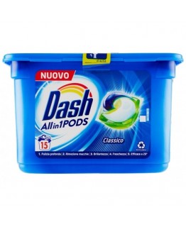 Капсулы для стирки Dash Classico 15 стирок 376,5г