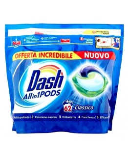 Капсулы для стирки Dash Classico 62 шт