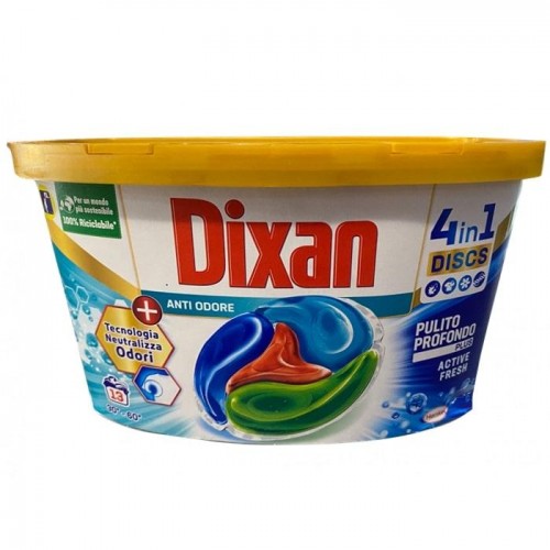 Капсулы для стирки Dixan Anti Odore 13 стирок 4в1 325г Капсулы для стирки Dixan Anti Odore 13 стирок 4в1 325г