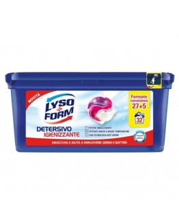 Капсулы для стирки LysoForm 32 стирки 678,4г