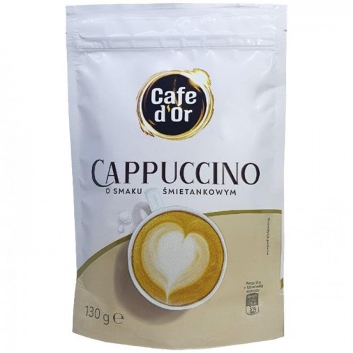 Капучино Cafe dOr со сливочным вкусом 130 г Капучино Cafe dOr со сливочным вкусом 130 г