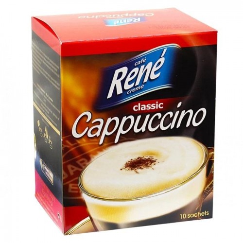 Капучино cafe Rene classic (10 стиков) 140 г Капучино cafe Rene classic (10 стиков) 140 г