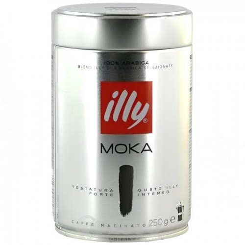Молотый кофе illy Moka tostatura forte 250 г (ж / б) Молотый кофе illy Moka tostatura forte 250 г (ж / б)