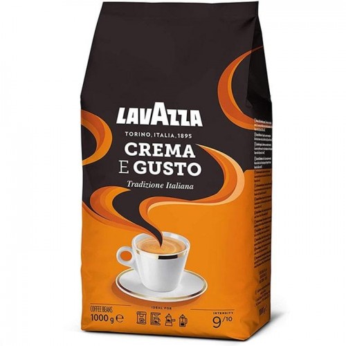 Кава Lavazza Crema e Gusto Італійська традиція 1кг Кава Lavazza Crema e Gusto Італійська традиція 1кг