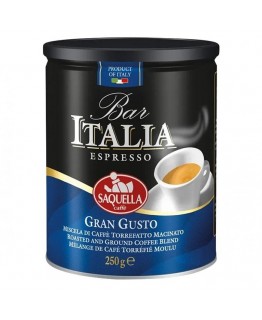 Кофе молотый Saquella Bar Italia Gran Gusto 250г