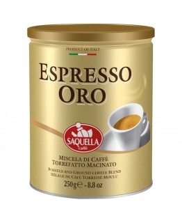 Кофе молотый Saquella caffe espresso oro 250 г
