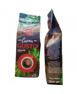 Молотый кофе Milaro crema gusto 250г