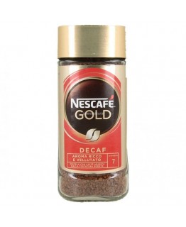 Кофе растворимый Nescafe Gold без кофеина 200г Кофе растворимый Nescafe Gold без кофеина 200г