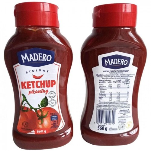 Кетчуп Madero pikantny 560 г Кетчуп Madero pikantny 560 г